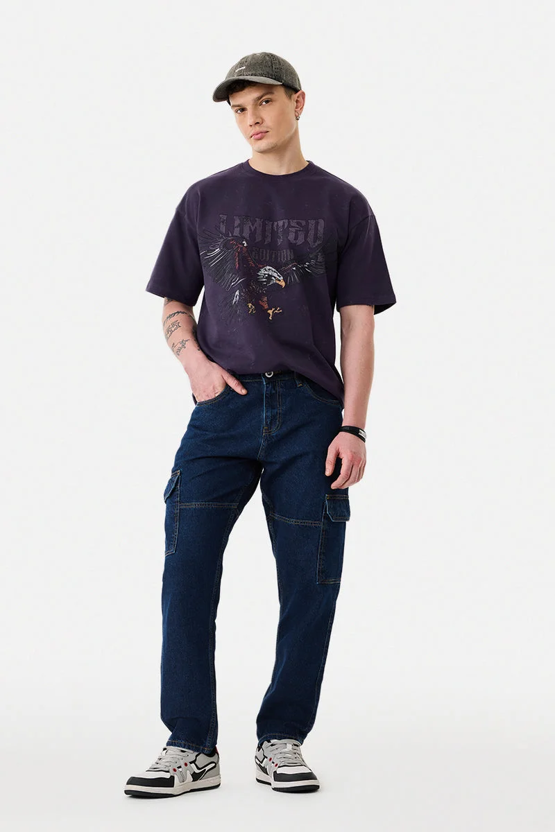 SNITCH Denim 100% Cotton Six pockets Baggy Cargo Pants